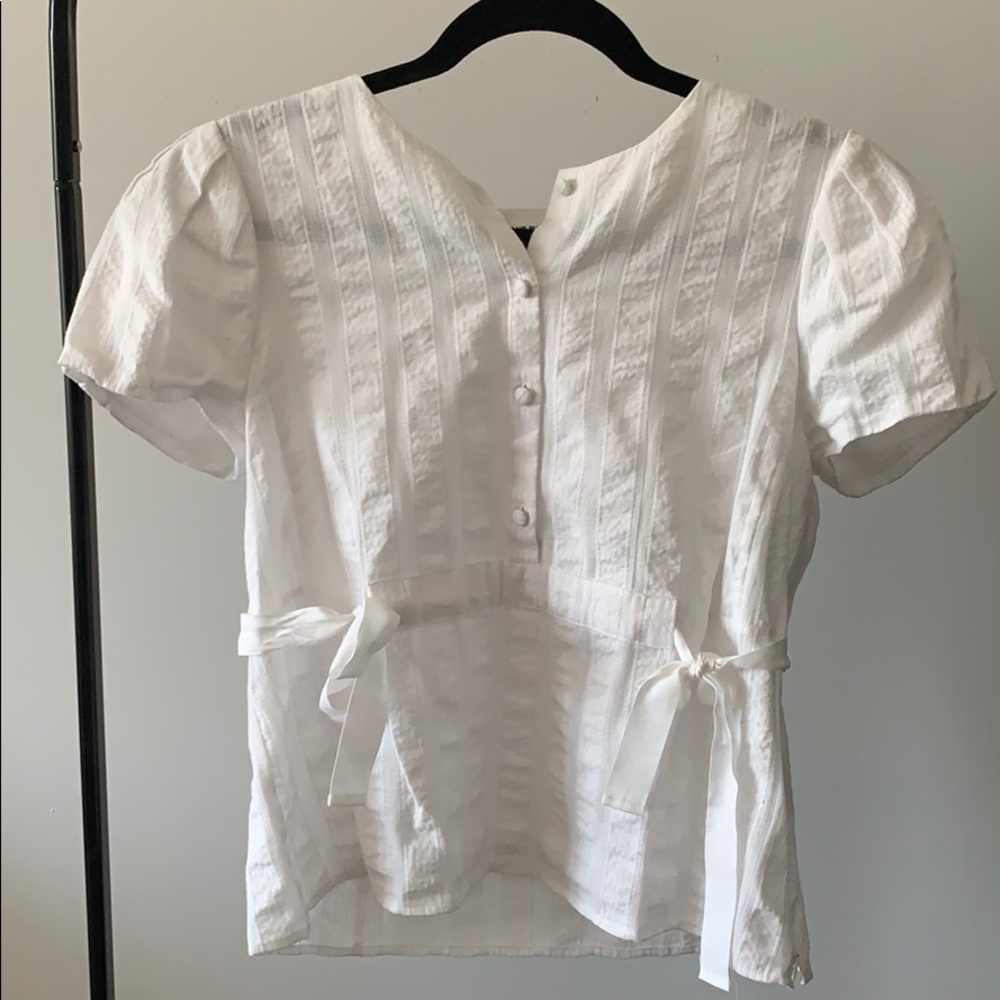 Club Monaco white short sleeve